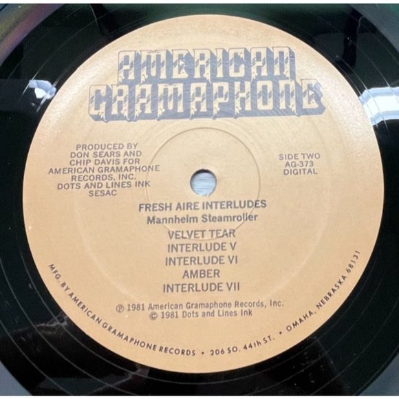 Mannheim Steamroller Fresh Aire Interludes 33 Vinyl LP 1981 American Gramaphone - Picture 3 of 5
